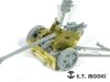 E.T. Model E72-025 WWII German 7.5cm Pak 40 Anti-Tank Gun For DRAGON Kit 1/72